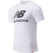Tricou barbati New Balance Essentials Stacked Logo MT01575-WT