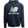 Hanorac femei New Balance Essentials Stacked Logo Oversized Po WT03547BK