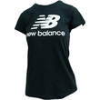 Tricou femei New Balance Essentials Stacked Logo WT91546-BK