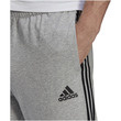 Pantaloni barbati adidas Essentials Single Jersey Tapered Open Hem 3-Stripes GK8998