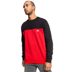 Bluza barbati Dc Shoes Rebel Crew Block 3 Red/black EDYFT03456-XKKR