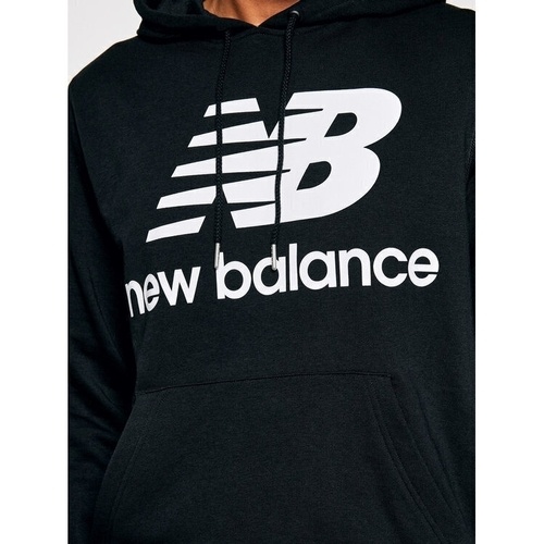 Hanorac barbati New Balance Essentials Stacked Logo Po MT03588BK