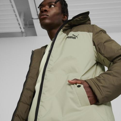 Geaca barbati Puma Colourblock Hooded Padded Jacket 84934668