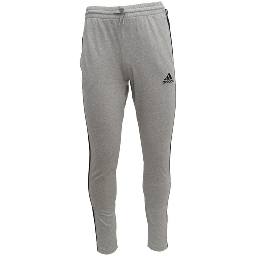 Pantaloni barbati adidas Essentials Single Jersey Tapered Open Hem 3-Stripes GK8998
